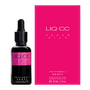 LIQ CC - Serum Rich 15% Vitamin C BOOST Bogate serum rozwietlajce z witamin C, 30 ml - 2878388994