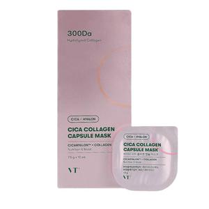 VT COSMETICS - Cica Collagen Capsule Mask, 10 szt. - kolagenowe maseczki w kapsukach - 2874441008