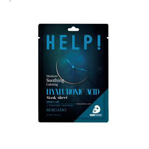 BERGAMO - HELP! Hyaluronic Acid Mask Sheet, 25ml - Nawilajca maska w pachcie - 2875883260