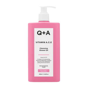 Q+A - Vitamin A.C.E Shower Oil, 250ml - Odywczy olejek do mycia ciaa z witaminami A,C,E - 2878127554