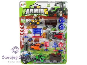 Zestaw Farma Maszyny Rolnicze Traktory Akcesoria Drogowe - 2876257691