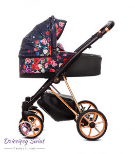 Musse Rose Dark Rose 2w1 BabyActive wzekm dziecicy w kwiaty - 2876257988