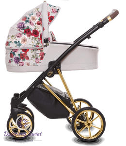 Musse Rose Light Rose 2w1 BabyActive wzekm dziecicy w kwiaty - 2876257989