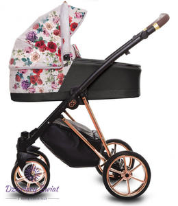 Musse Rose Light-Dark Rose 2w1 BabyActive wzekm dziecicy w kwiaty - 2876257990