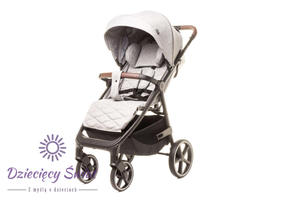 STINGER PRO MELANGE LIGHT GREY 4BABY Wzek spacerowy do 22kg - 2876258031