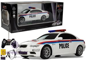 Auto Zdalnie Sterowane Policja 1:18 R/C - 2876258564