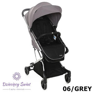 Tulipo Coto Baby Grey praktyczny miejski wzek spacerowy - 2859215329