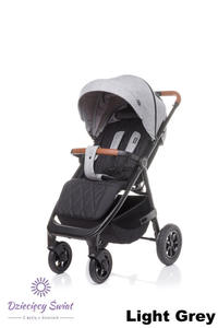 STINGER AIR Light Grey 4baby wzek spacerowy do 22kg na pompowanych koach - 2868434876