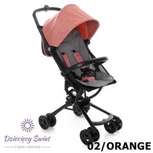 SPARROW Coto Baby Orange idelny wzek spacerowy w podr - 2876256648