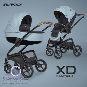 XD Black Edition 2w1 RIKO kolor Crystal Blue wzek dziecicy do 22kg - 2876256739