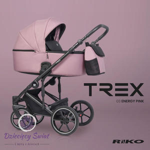 Trex 2w1 marki Riko kolor Energy Pink wzek wielofunkcyjny - 2876256763