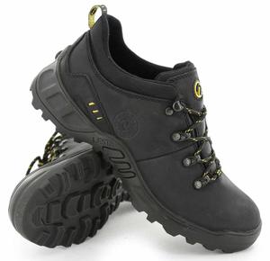 LESTA Obuwie Sportowe Trekking LE-3512-A - Czarny