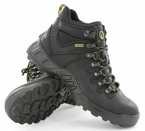 LESTA Obuwie Sportowe Trekking LE-6157-A - Czarny - 2597647083