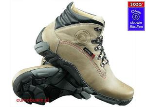 SOZA Bio Eco Obuwie Sportowe Trekking SO-771-C - Szary - 2597647166