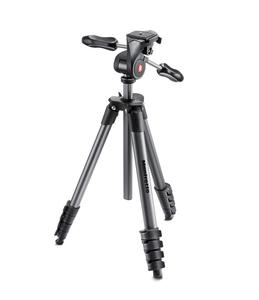 Manfrotto statyw COMPACT ADVANCED, 5 sekcji, aluminiowy, gowica 3-kierunkowa - 2872457608