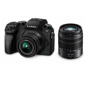 Panasonic Lumix DMC-G7 (czarny) + LUMIX G VARIO 14-42mm f/3,5-5,6 ASPH + LUMIX 45-150mm f/4-5,6 - 2872457704