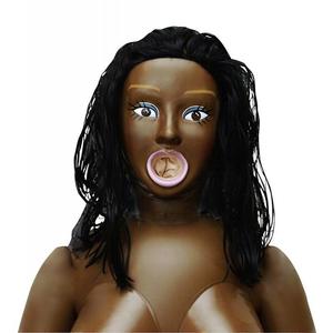 Dmuchana lalka Murzynka z twarz 3D