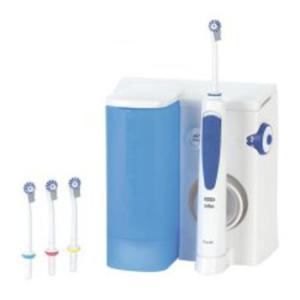 Irygator Braun OralB OxyJet MD20 + 4 dysze + pyn do pukania 500ml - 2833186960