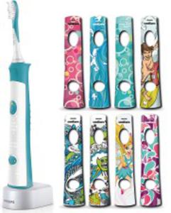 Szczoteczka elektryczna (soniczna) dla dzieci Philips Sonicare for Kids HX6311/07 + 8 naklejek - 2833187022