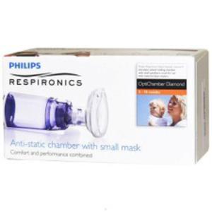 Komora inhalacyjna Philips Respironics Anti-Static OptiChamber DIAMOND z mask dla dzieci 0-18 miesicy - 2833187751