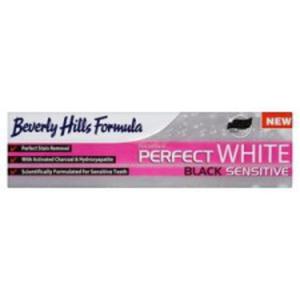 Pasta do zbów Beverly Hills Formula Perfect White Black SENSITIVE - 100ml