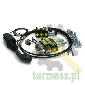 Zestaw Premium: Rozdzielacz 2-sek. + Elektrozawr + Joystick na wideki (z 1 przyciskiem) + Elementy zczne + Linki na wideki - 2874320969