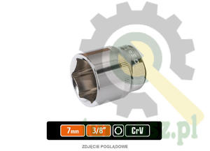 Klucz nasadowy 3/8" szecioktny 7 mm / TEGER - 2875124127