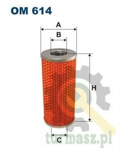 Filtr oleju OM614 Filtron - 2835556261