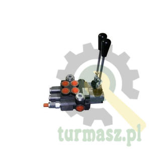 Rozdzielacz hydrauliczny dwusekcyjny z zatrzaskami (2) 40L - 2861078259