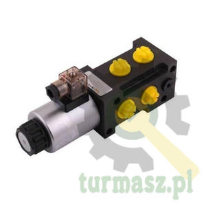 Elektrozawr 3-drogowy elektromagnetyczny kontroli 3/2 W-E12DVS3/2-80L G1/2" 12V 80L Waryski - 2861079577