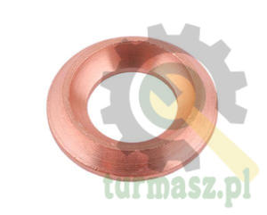 Uszczelka manometryczna do przycza z gwintami G1/8" i M10x1 (CU wyarzone) POLMO ( sprzedawane po 10 ) - 2861080486