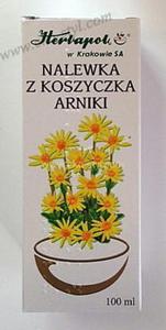 NALEWKA z koszyczka ARNIKI, 100 ml, Herbapol Krakw - 2875973288