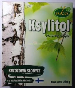 AKA, Fiski ksylitol, Xylitol, cukier brzozowy, 0,25 kg - 2874747112