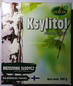 AKA, Fiski ksylitol, Xylitol, cukier brzozowy, 0,5 kg - 2874426070