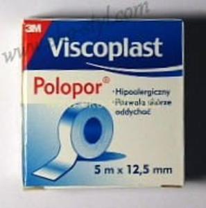 Viscoplast, Plaster Polopor, 5 m x 12,50 mm - 2874426072