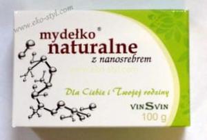 VINSVIN, Mydeko naturalne z nanosrebrem, kostka 100 g - 2874426108