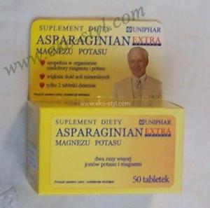 ASPARAGINIAN EXTRA, MAGNEZ, POTAS, 50 tabl. - 2874746992