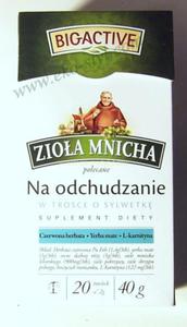 Zioa Mnicha, Na odchudzanie fix 20 szt. Big Active - 2874747003