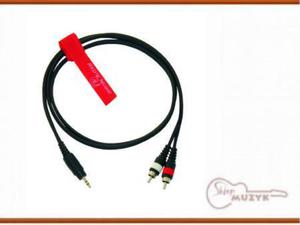 Kabel audio AU1615 BLK 1,5m RED'S MUSIC - 2832618384