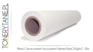 Ptno canvas solwent/ eco solwent poliester poysk - rolka szer. 0,914m (36") x d. 30m [gramatura 250g/m2] - 2860092119