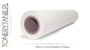 Ptno canvas bawena matowe - rolka szer. 1,067m (42") x d. 18m [gramatura 390g/m2] - 2860092293
