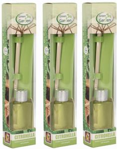 Olejki zapachowe z patyczkami na komary GREEN GARDEN 3X30ML - 2871592937