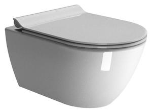 GSI Pura - miska WC bezkonierzowa, podwieszana 55 cm + deska wolnoopadajca cienka - 2822907854