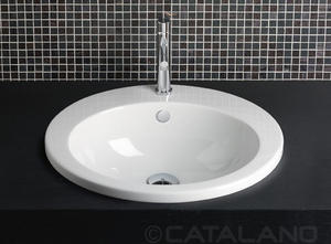 Catalano ZeroLight Incasso 57 - umywalka wpuszczana 57 x 47 cm 1INZE00 - 2822908032