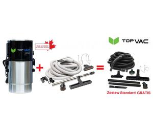 Odkurzacz centralny TopVac Zonda + zestaw sprztajcy Premium - 2874441048