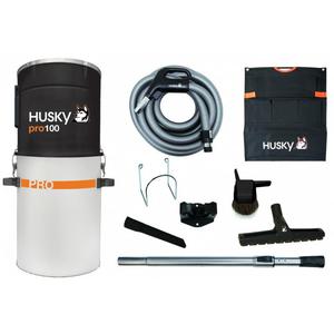 Odkurzacz centralny Husky PRO100 + zestaw sprztajcy Superior - 2871204492