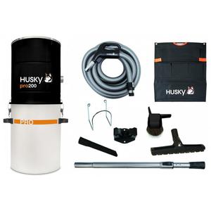 Odkurzacz centralny Husky PRO200 + zestaw sprztajcy Superior - 2874773862