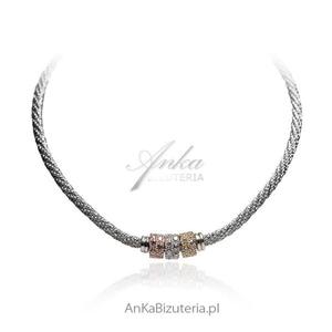 Naszyjnik srebrny Biżuteria włoska - 2835352750