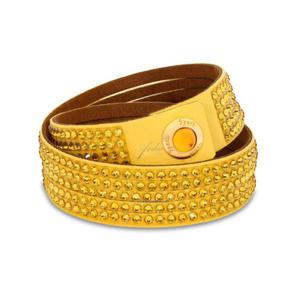 Oryginalna biżuteria: Bransoletka Swarovski żółta - 2835352933