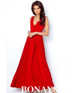 Czerwona sukienka maxi na wesele Rebeca 218-czerwony 218-czerwony, Rozmiar: 40 Wysyka w 24h, darmowa dostawa od 99PLN, mozliwo zakupu teraz i zapaty za 30 dni - PayU - pac pniej - 2859493843